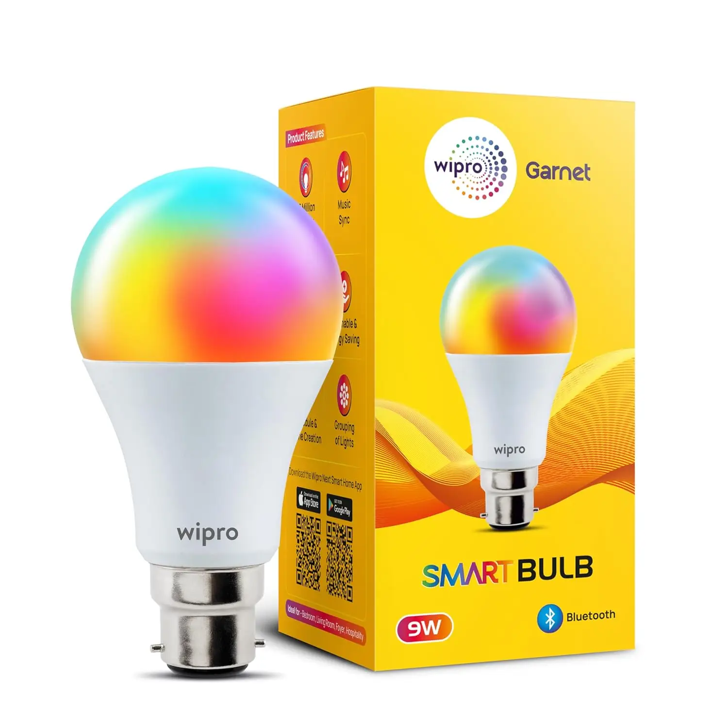 Wipro Bluethoth LED Bulb Smart Home Makeover